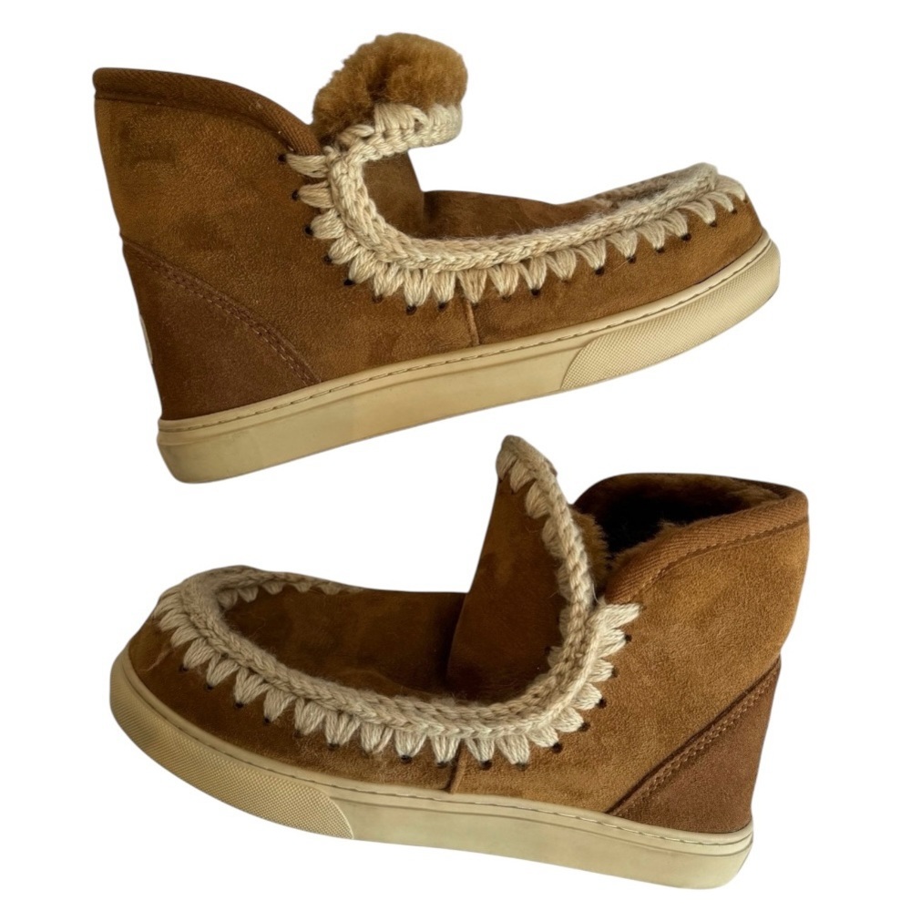 Mou Brown and Cream Sneakers